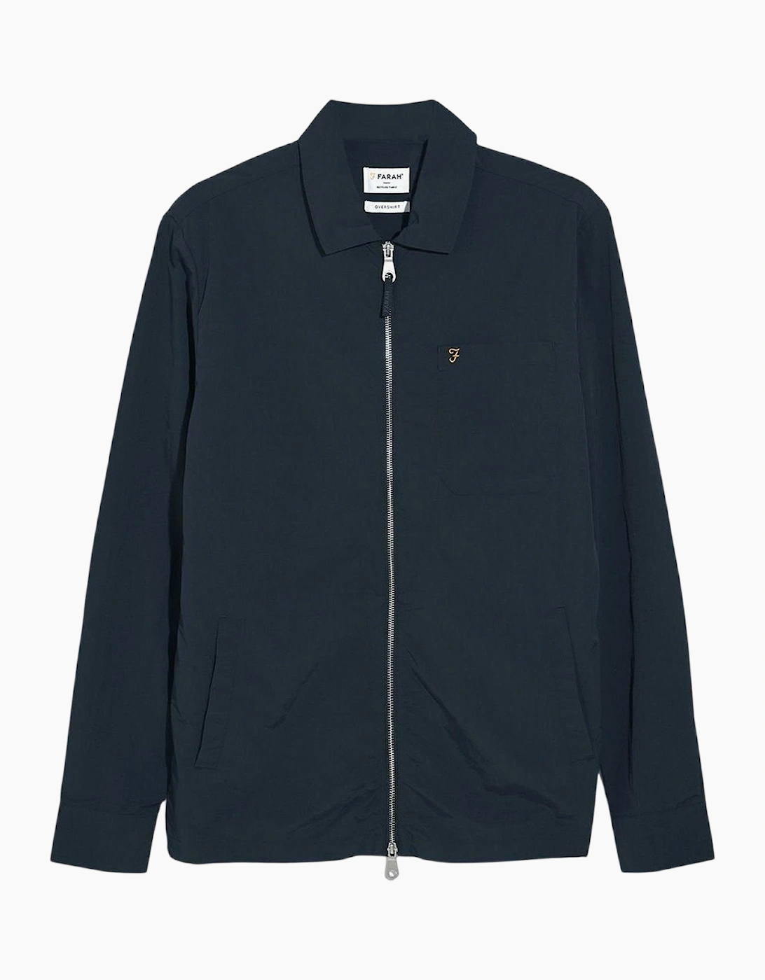Farah Men's Navy Overshirt  L