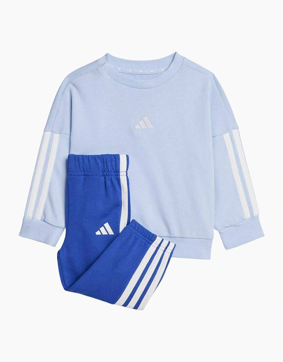 Adidas Boys Blue Baby 'S Baby Bos French Terry Sweatshirt & Jogging Bottoms  9-12 Months Kids