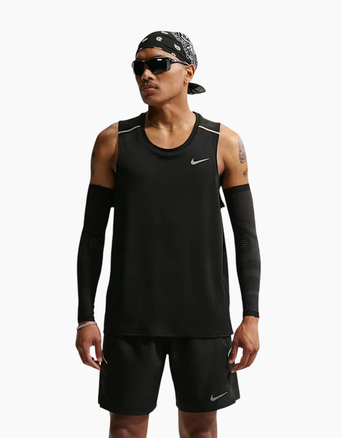 Nike Men's Black Miler Tank Top  Xl