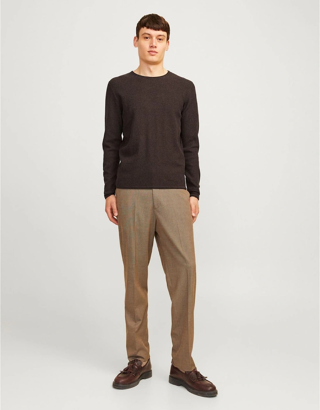 Knit Crew Neck Regular Fit Sweater
