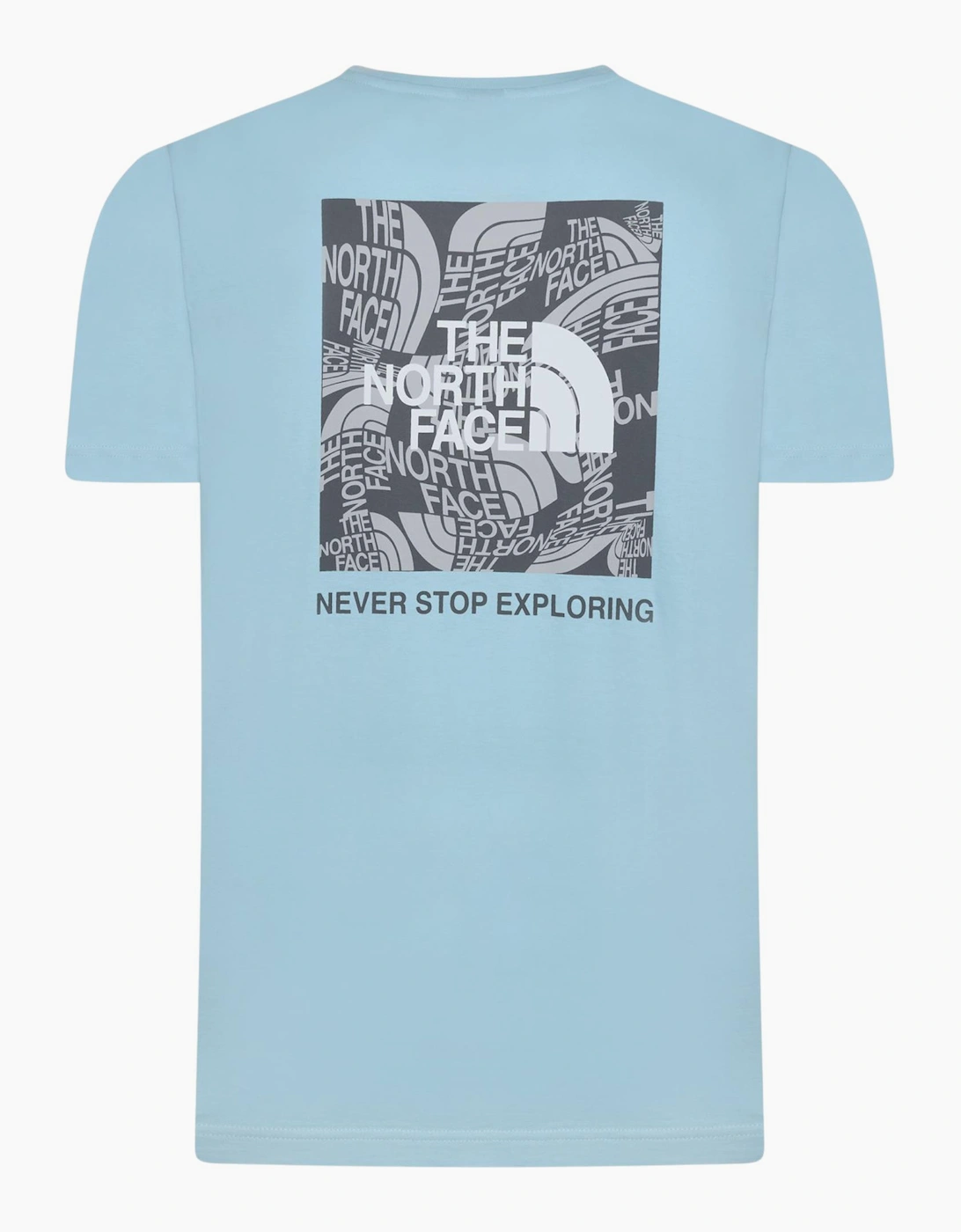 The North Face Mens T Shirt Box Exploration Crew Neck Graphic Print Summer Tee