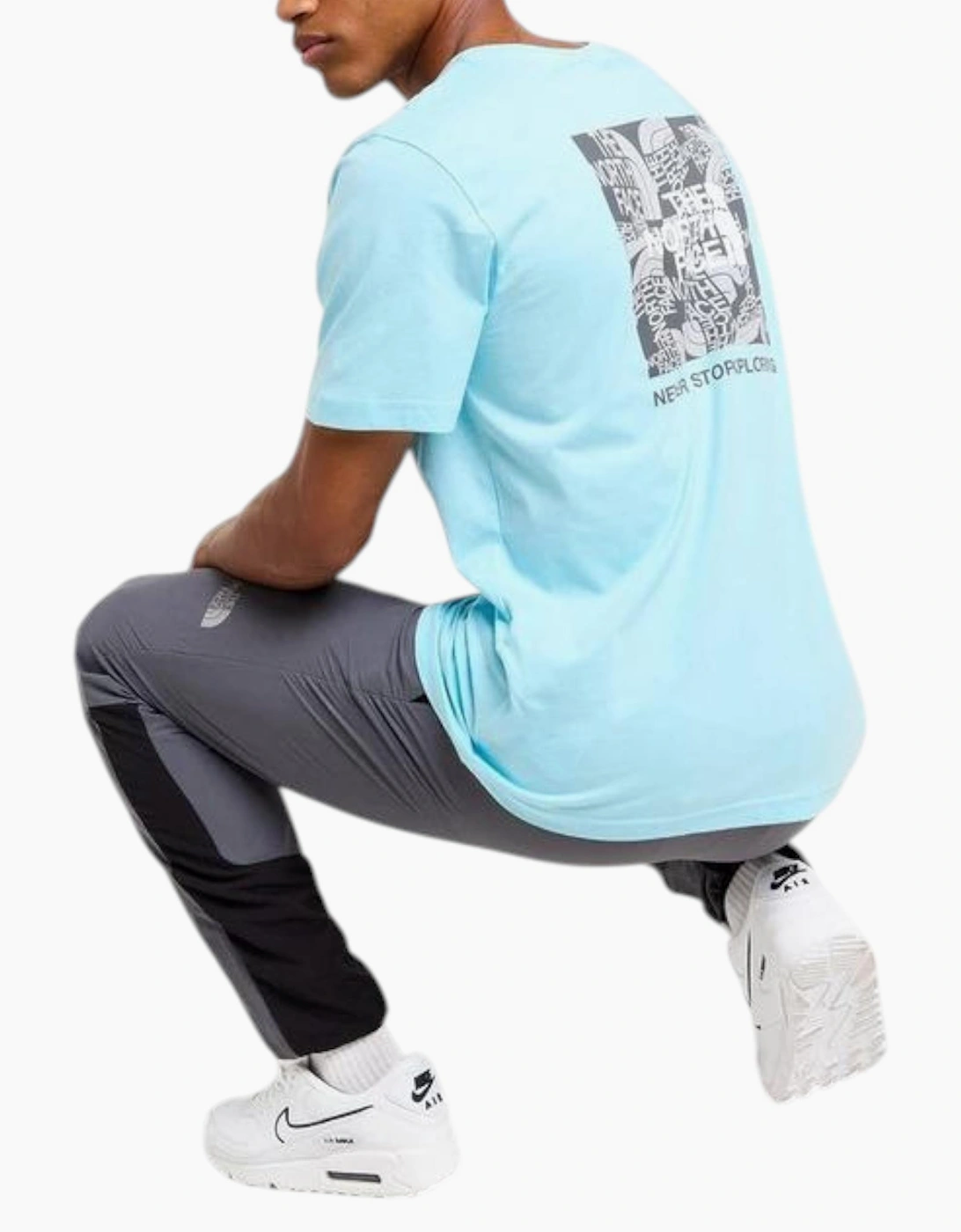 The North Face Mens T Shirt Box Exploration Crew Neck Graphic Print Summer Tee