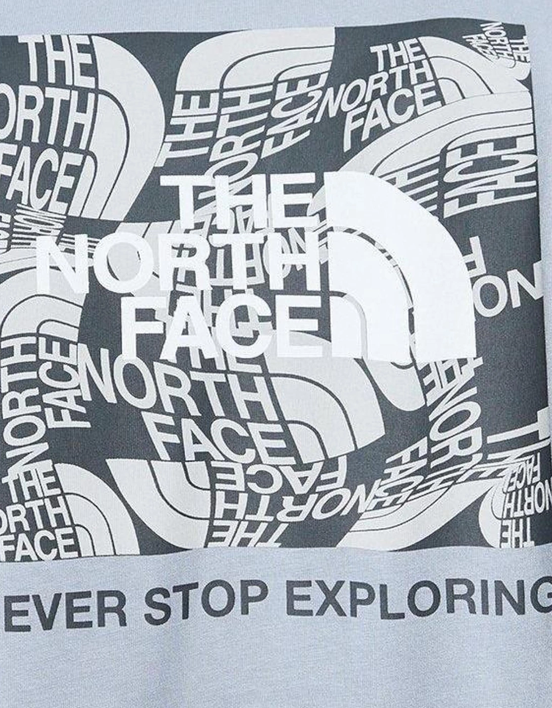 The North Face Mens T Shirt Box Exploration Crew Neck Graphic Print Summer Tee