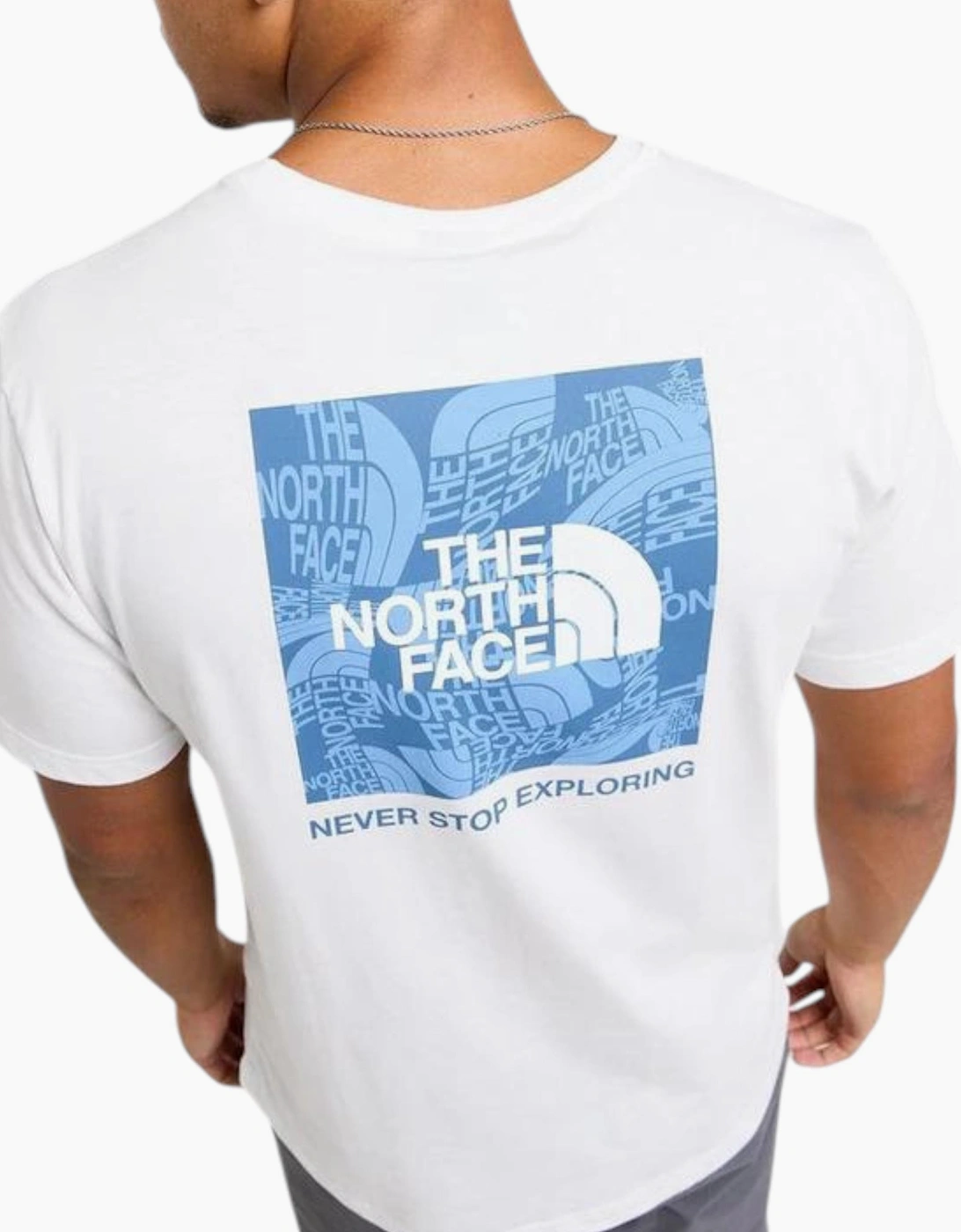 The North Face Mens T Shirt Box Exploration Crew Neck Graphic Print Summer Tee