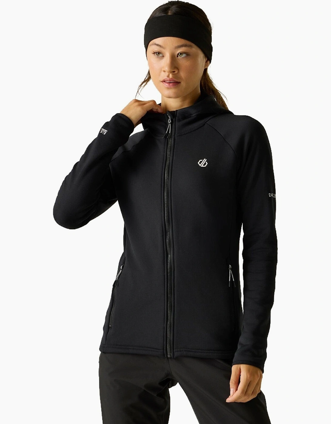 Dare 2B Womens Density Core Stretch Full Zip Fleece, 2 of 1
