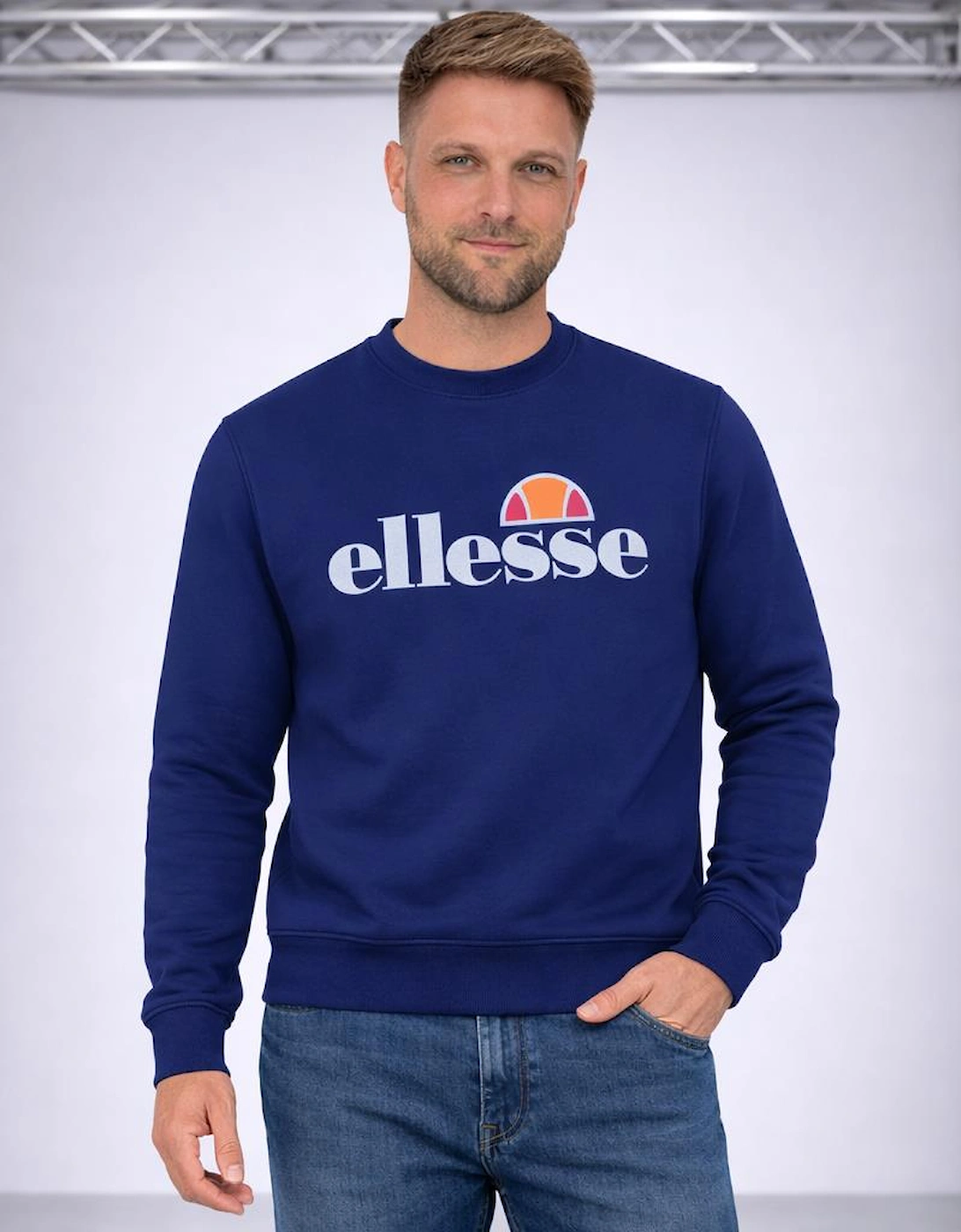 Ellesse Corvaro Sweatshirt Navy