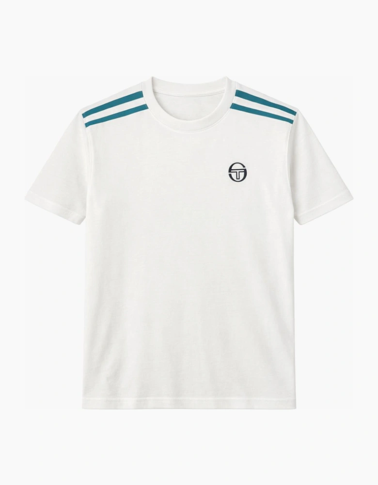 Sergio Tacchini Locchi T-Shirt Gardenia/Harbor Blue