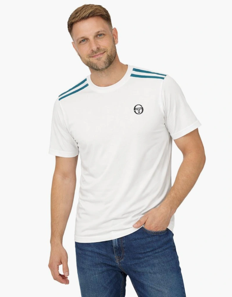 Sergio Tacchini Locchi T-Shirt Gardenia/Harbor Blue