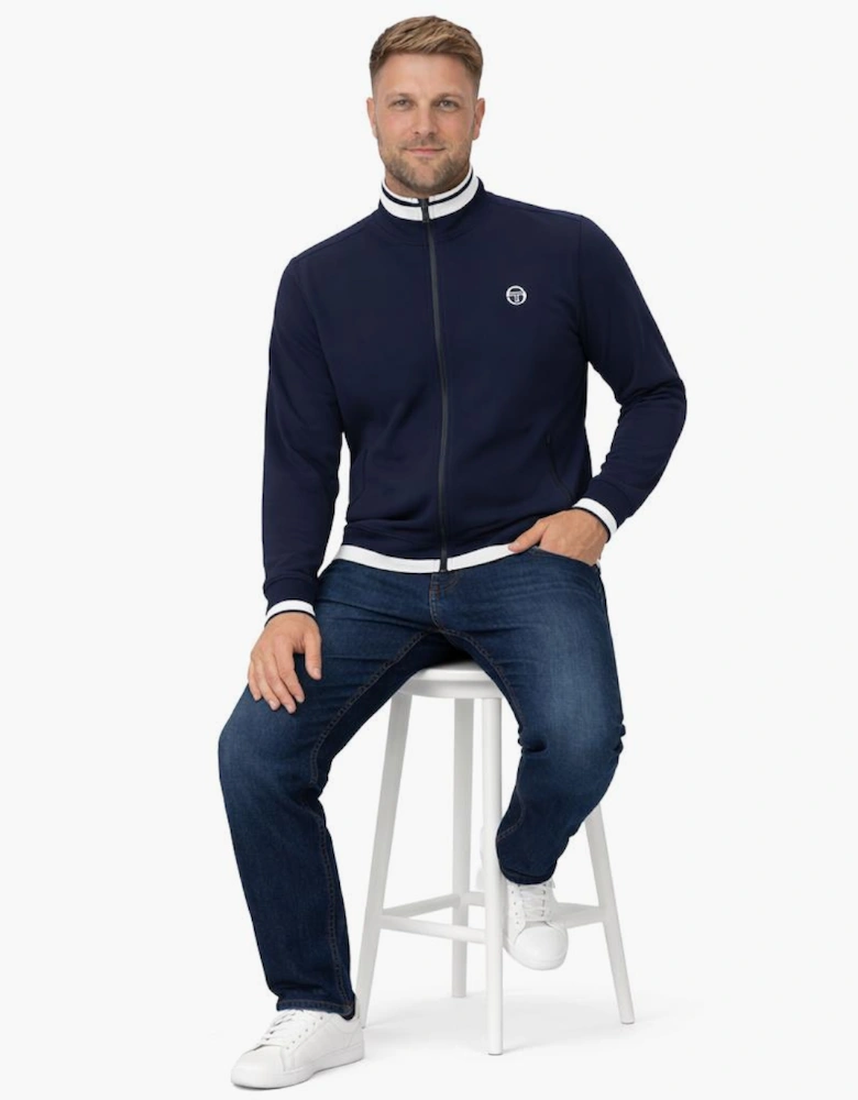 Sergio Tacchini Attilio Track Top Jacket Maritime Blue/Gardenia