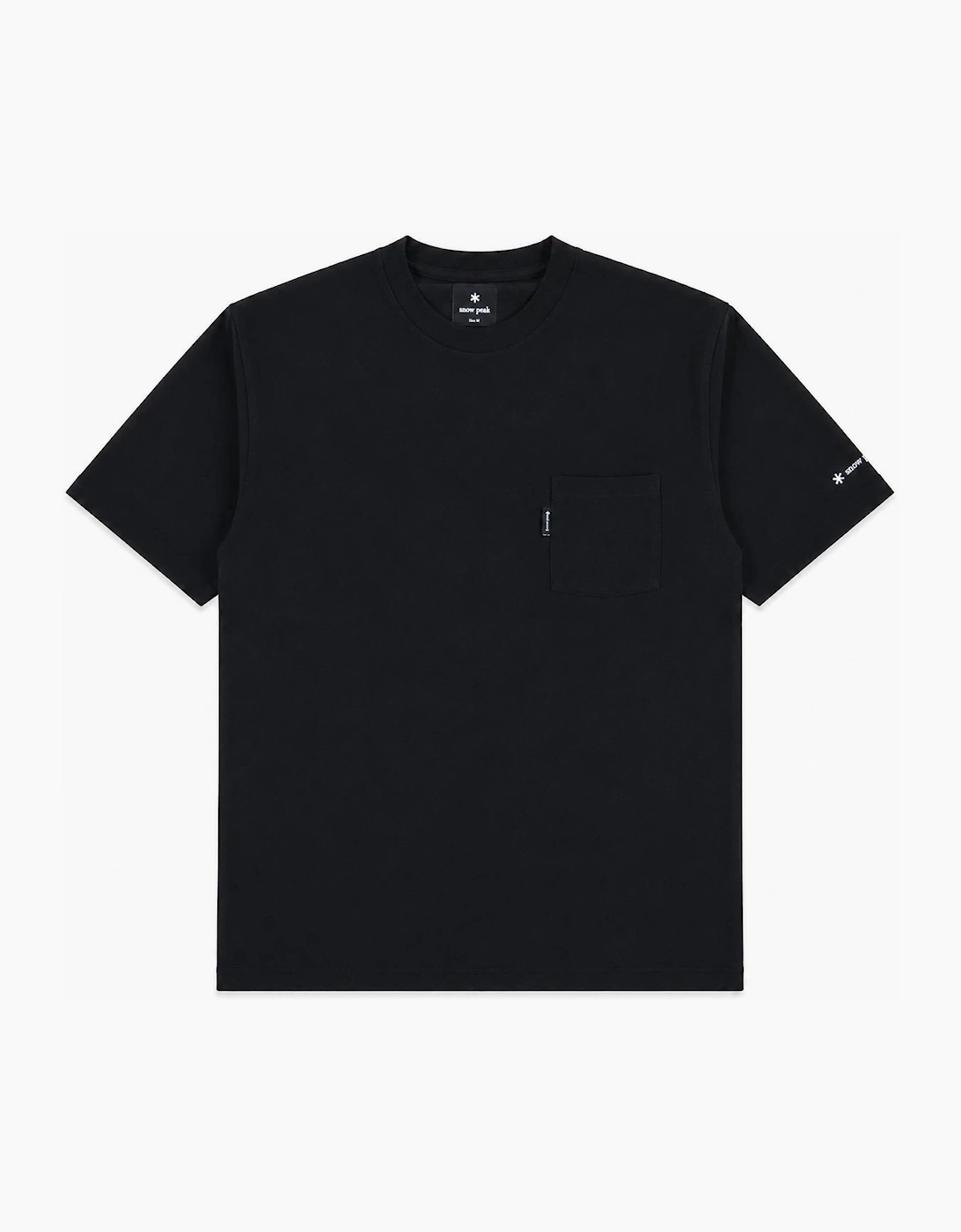 Snow Peak Pocket T-Shirt Black, 5 of 4
