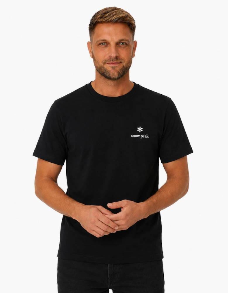 Snow Peak Logo T-Shirt Black