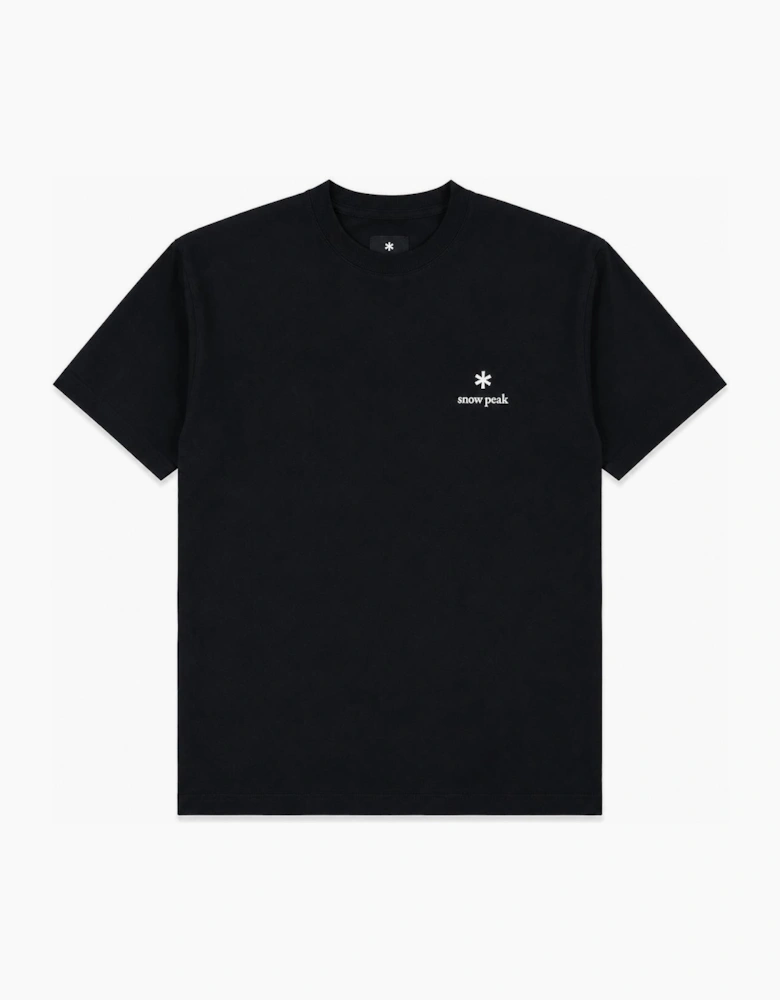 Snow Peak Logo T-Shirt Black