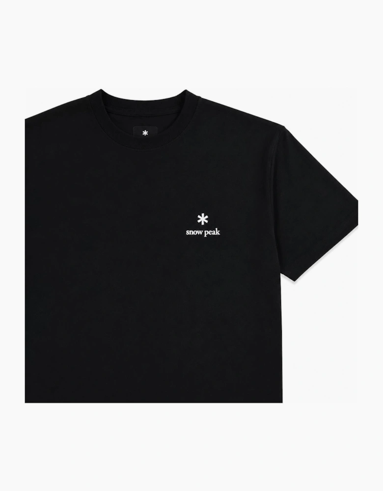 Snow Peak Logo T-Shirt Black