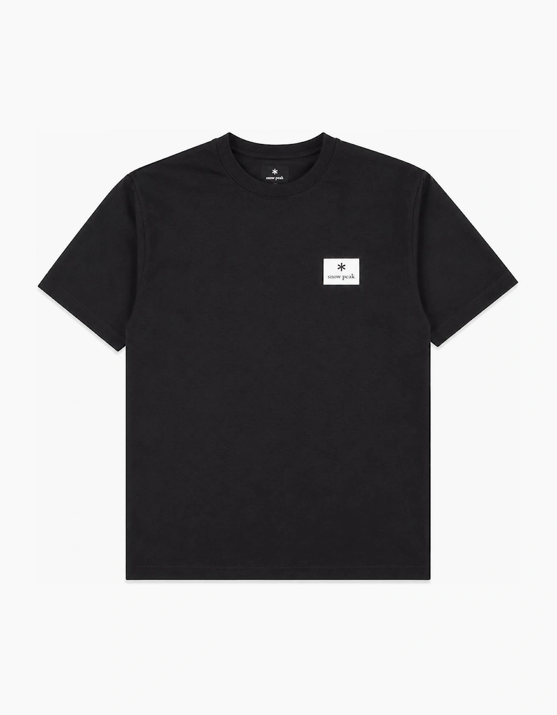 Snow Peak Square Logo T-Shirt Black