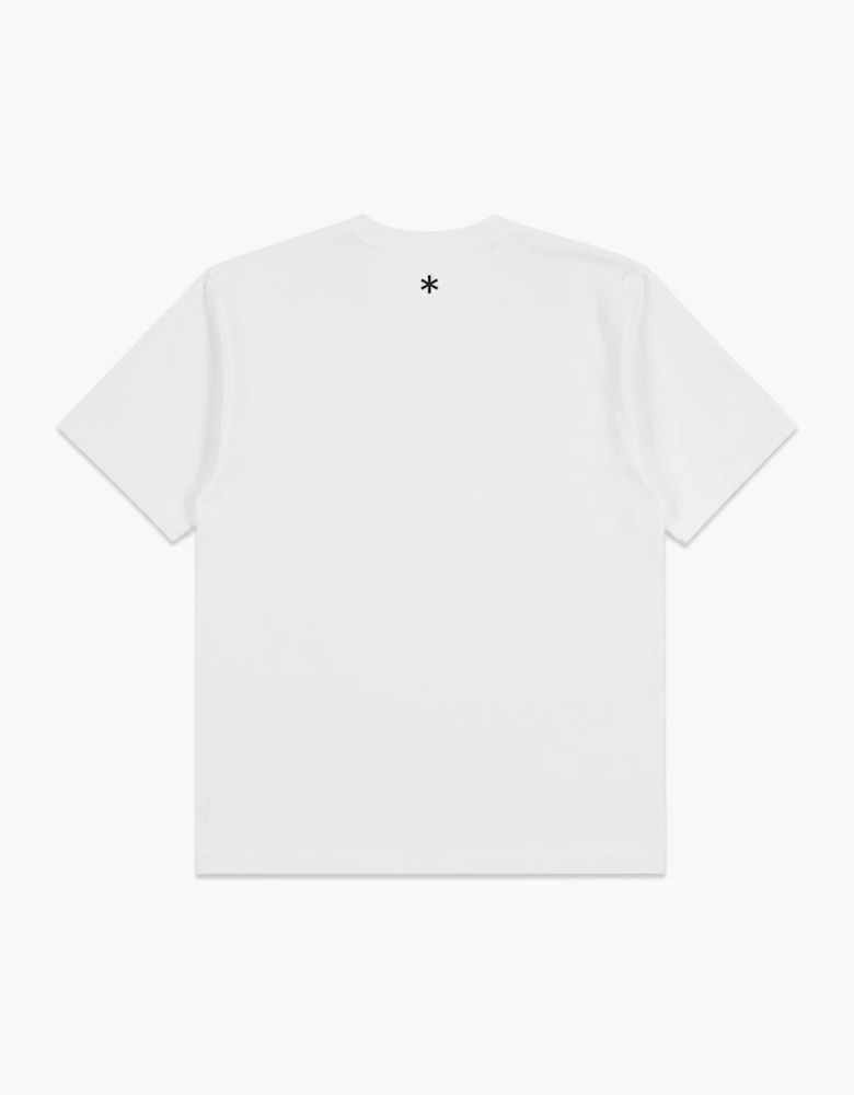 Snow Peak Square Logo T-Shirt Off White