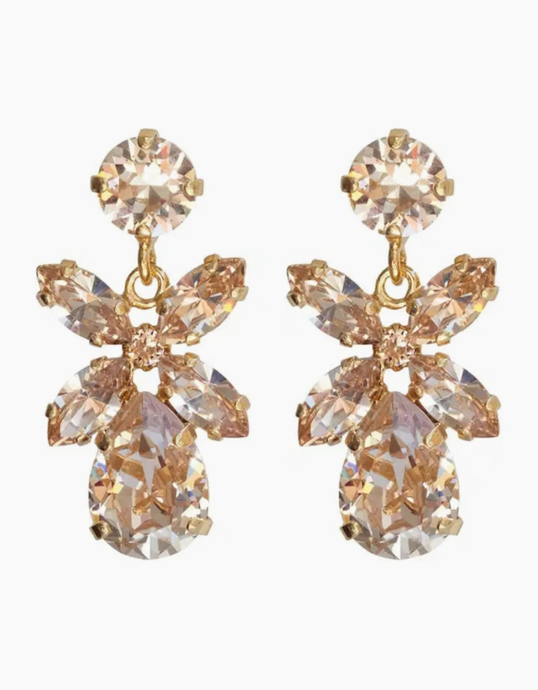 Mini dione earrings in silk