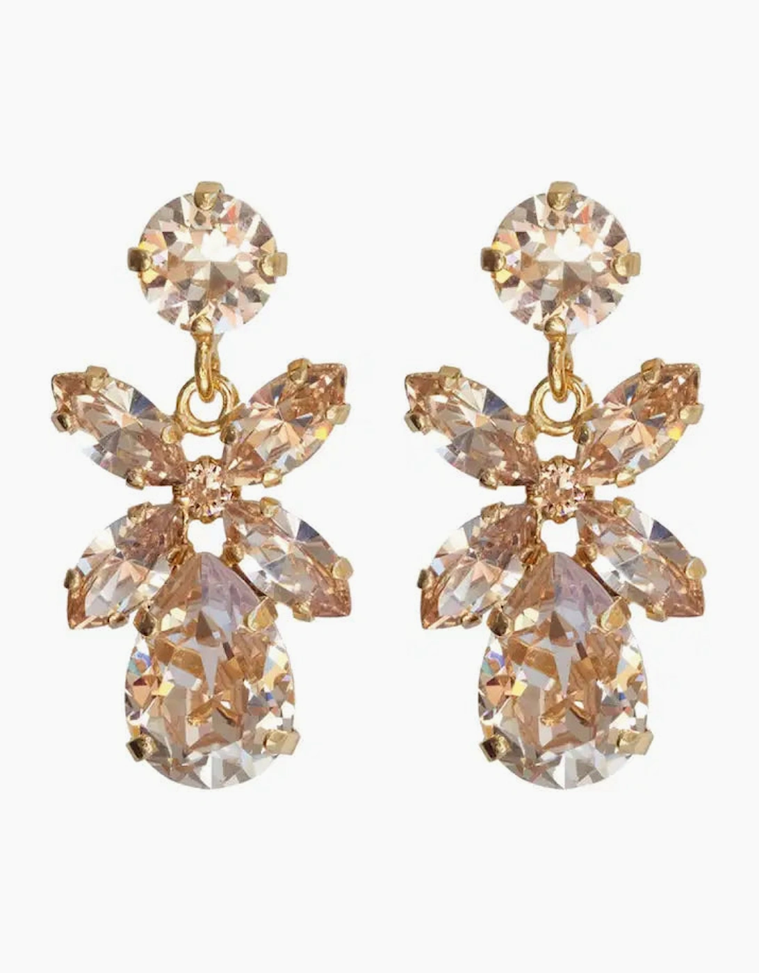 Mini dione earrings in silk