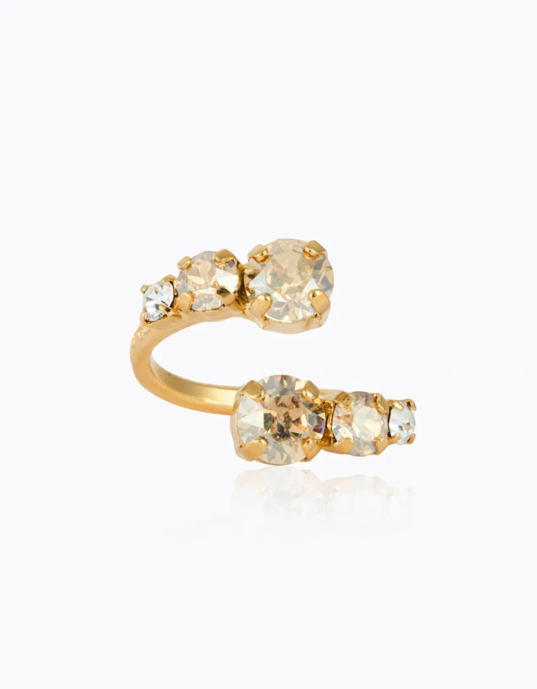 Halo ring in crystal