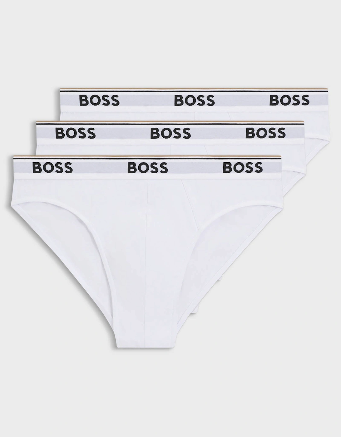 BOSS Orange 3 Pack Mens Power Briefs - White 100, 6 of 5