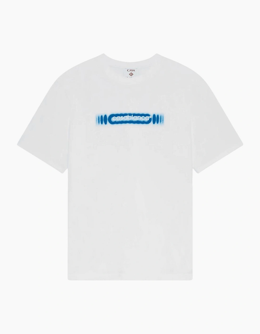 Radiating Logo Regular Fit White T-Shirt, 3 of 2