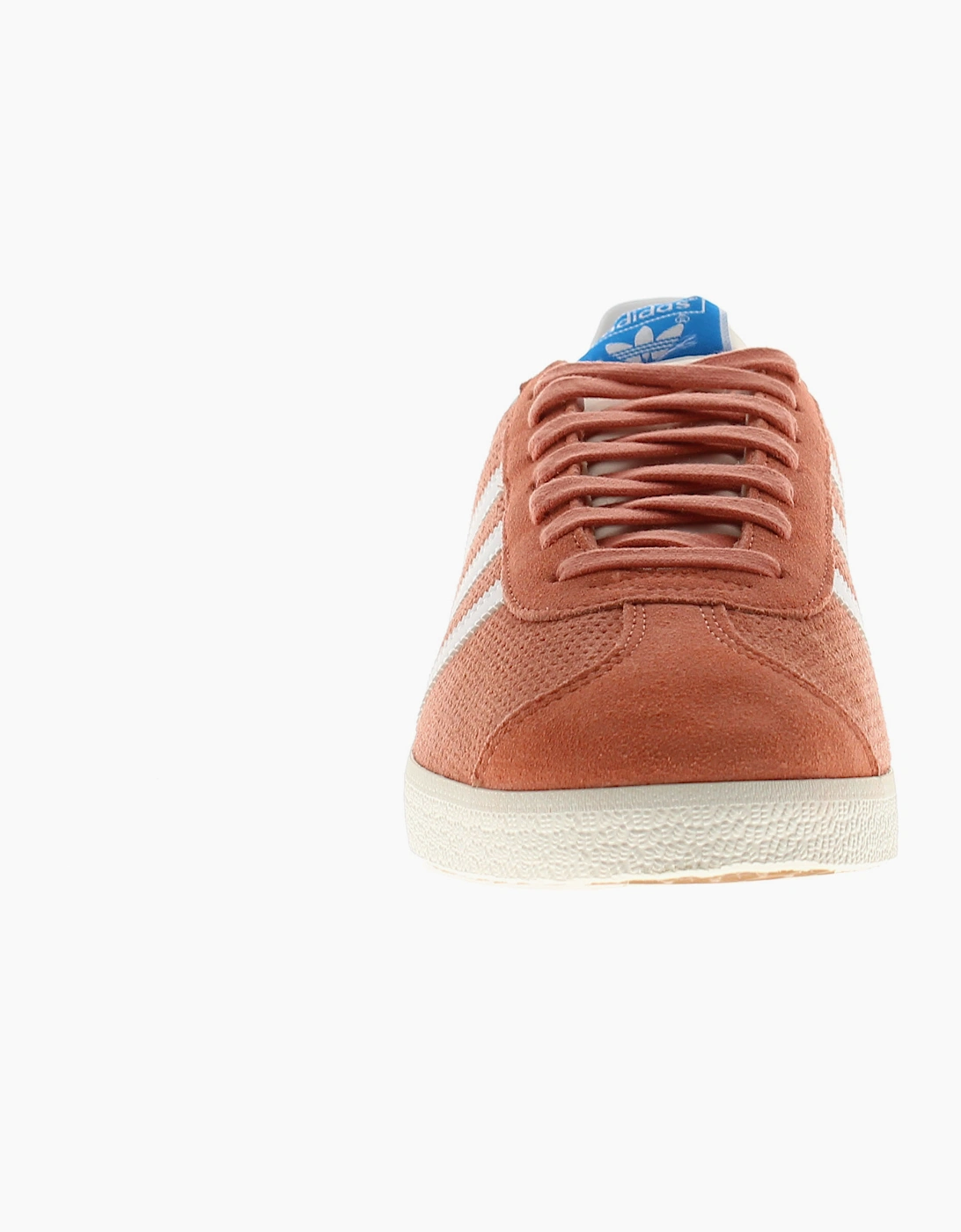 Adidas Originals Mens Trainers Gazelle Leather Lace Up peach white UK Size