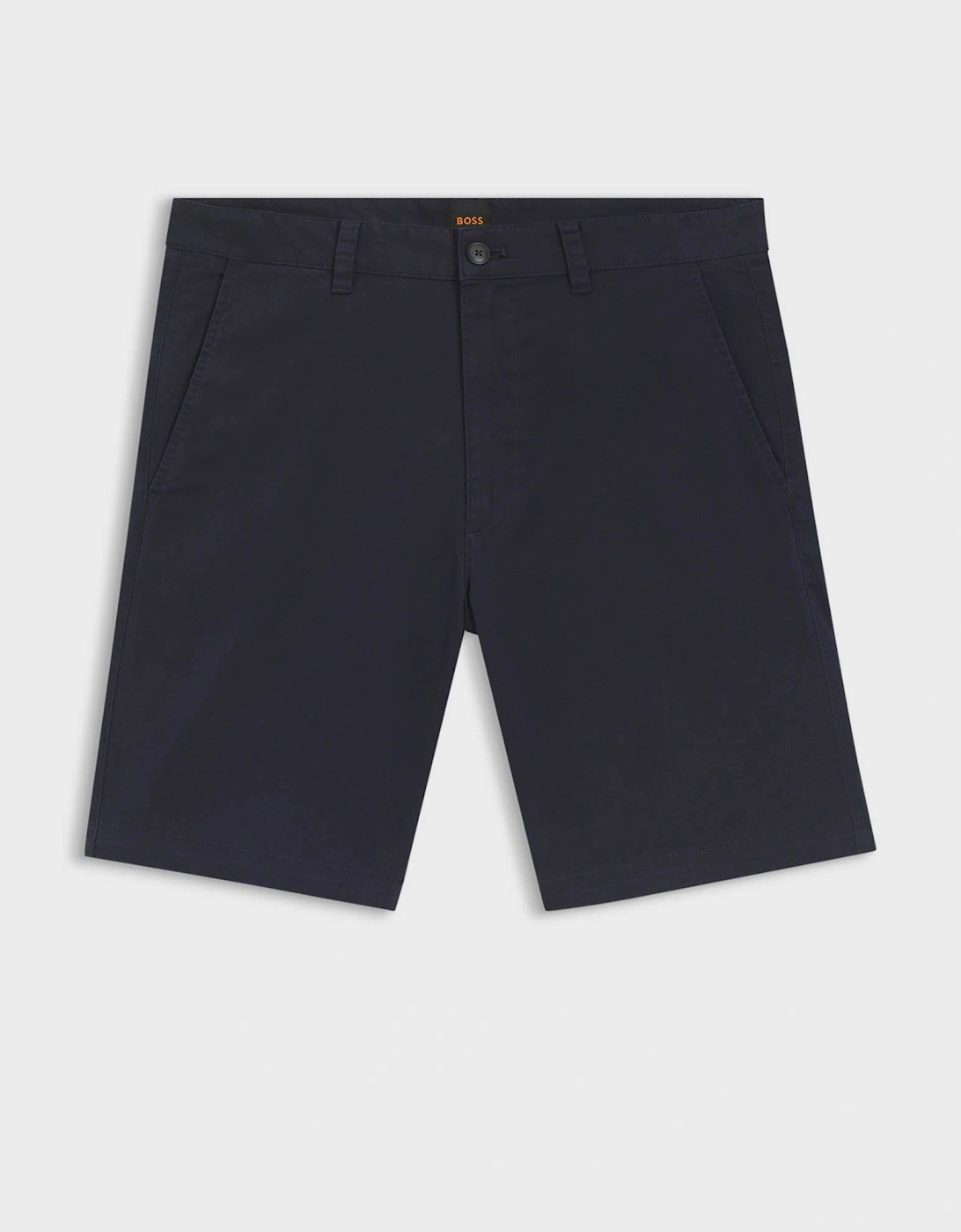 Hugo Boss Men's Navy Boss Orange Slim Fit Chino Shorts - Dark Blue 404 - Size: 32/36