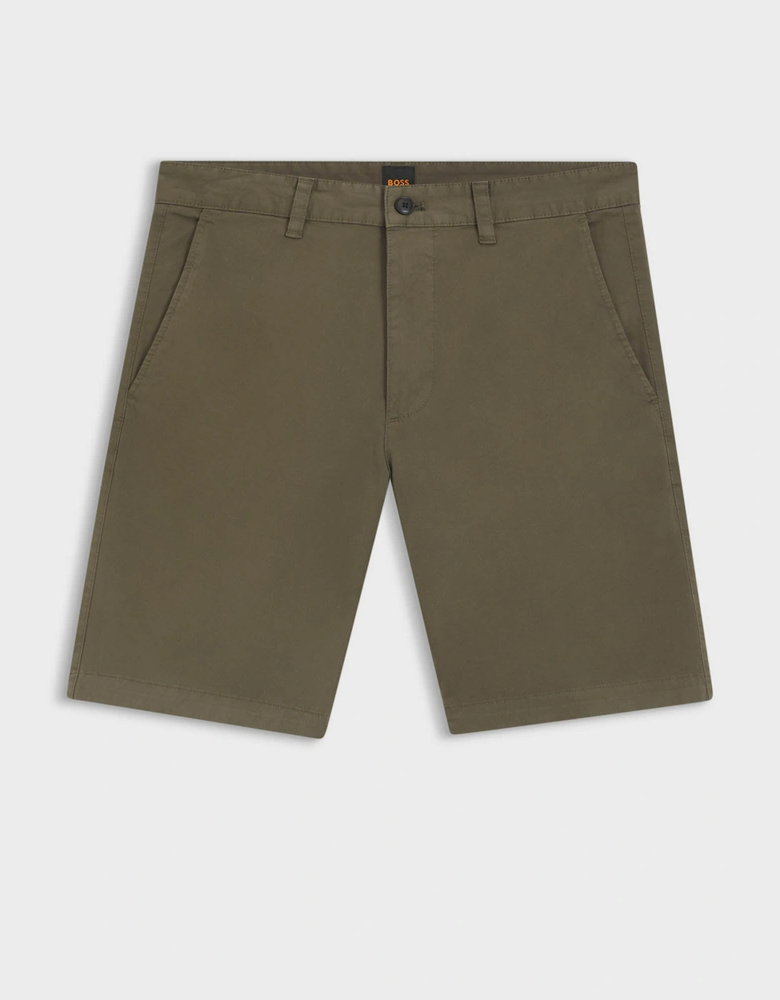 BOSS Orange Slim Fit Mens Chino Shorts - Bright Green 325