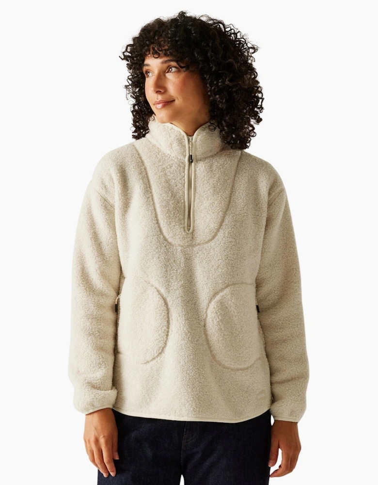 Regatta Womens Frankie Zip Pocket Borg Half Zip Fleece