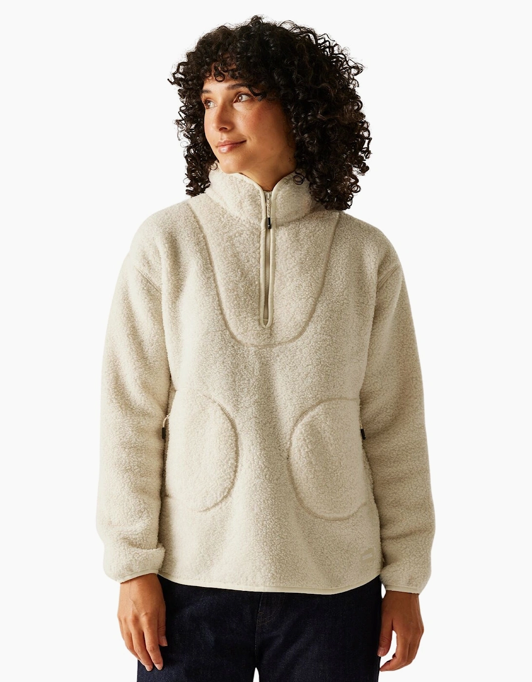 Regatta Womens Frankie Zip Pocket Borg Half Zip Fleece