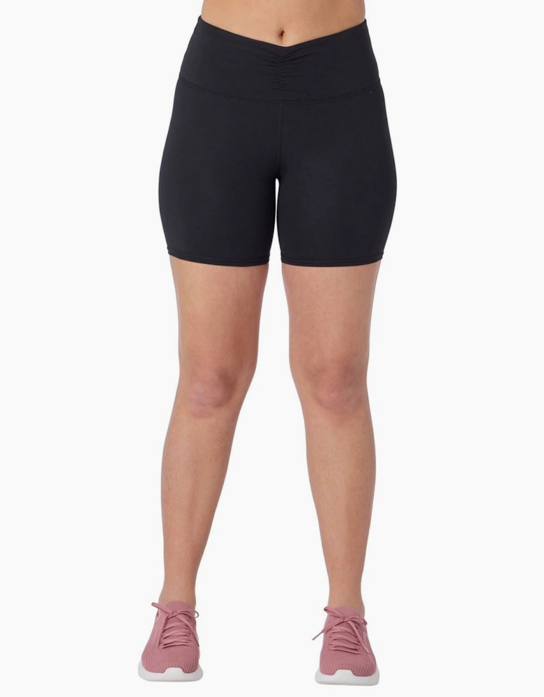 Skechers Goflex Slim 6" Bike Short Polyester Women's Black Activewear Shorts
