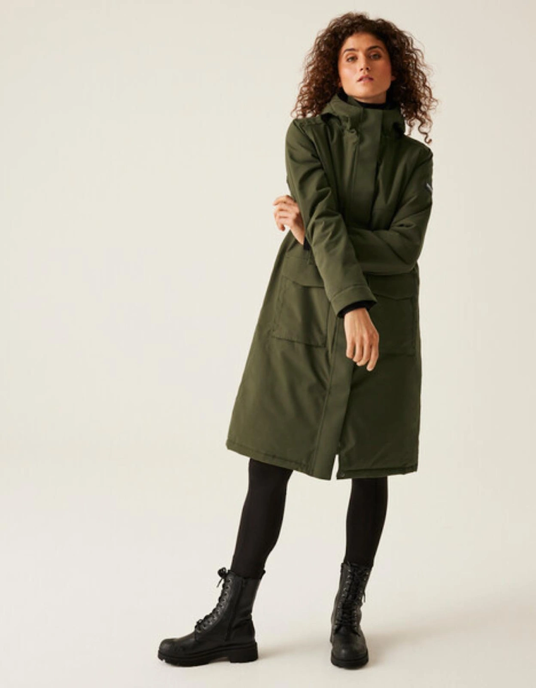 Regatta Womens Yarli Waterproof Longline Winter Jacket, 2 of 1