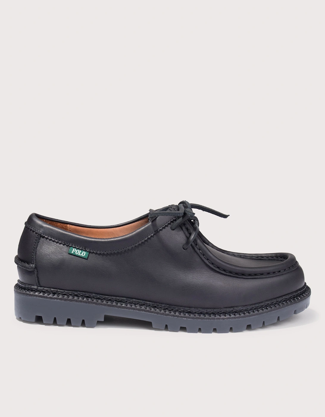 Jett Lug-Sole Leather Moc-Toe Shoes