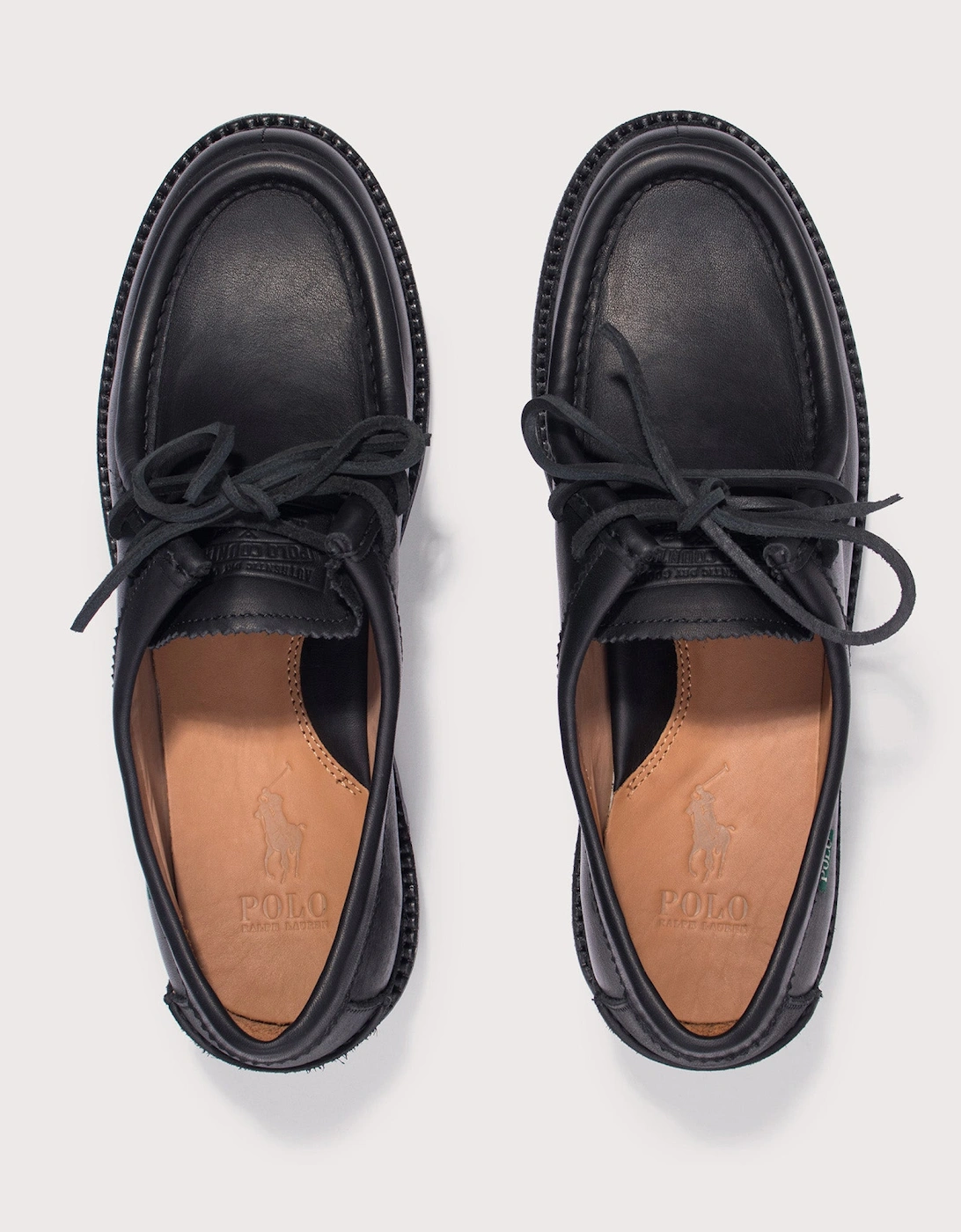 Jett Lug-Sole Leather Moc-Toe Shoes