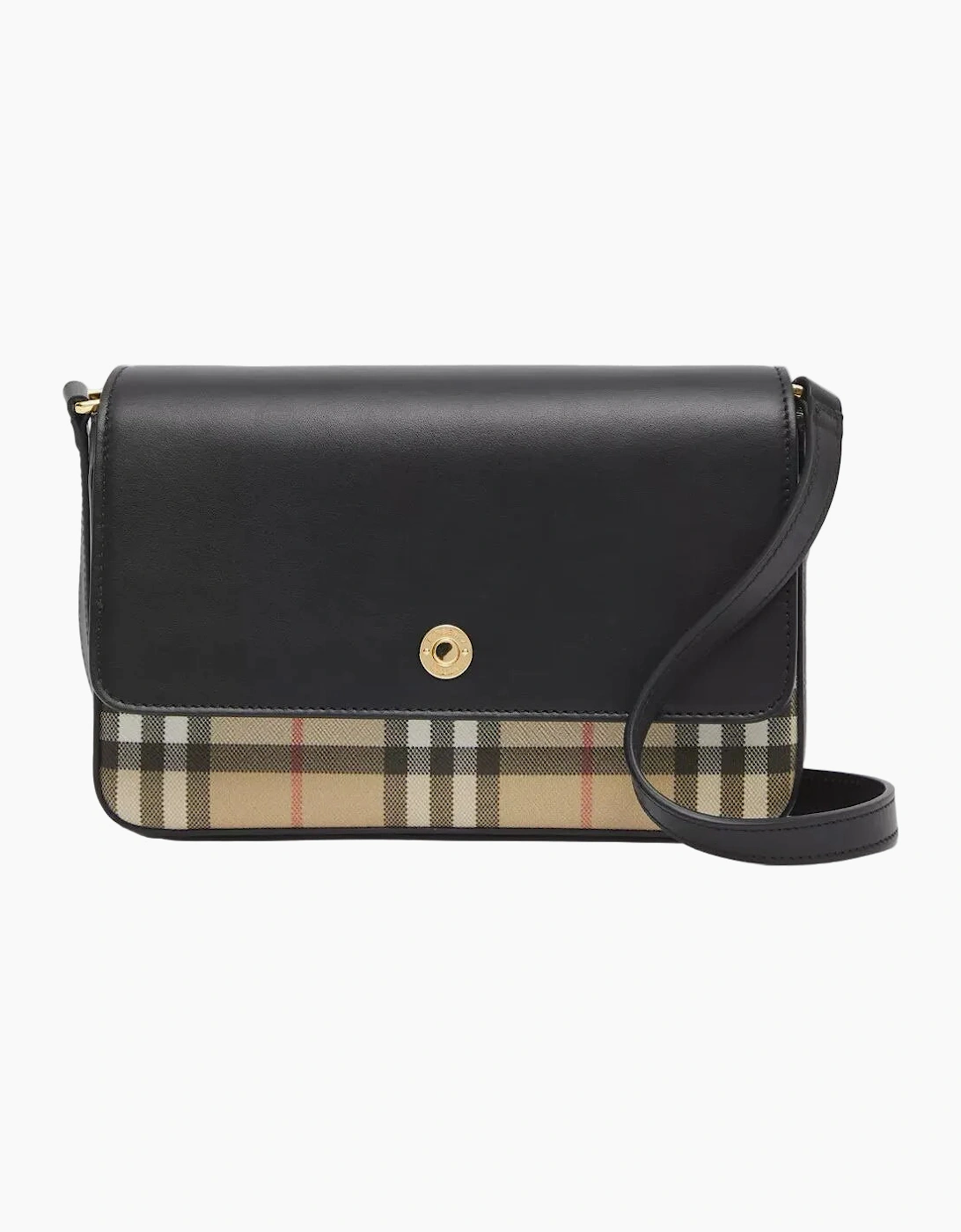Burberry Women's Black New Hampshire Vintage Check Shoulder Bag  Uni