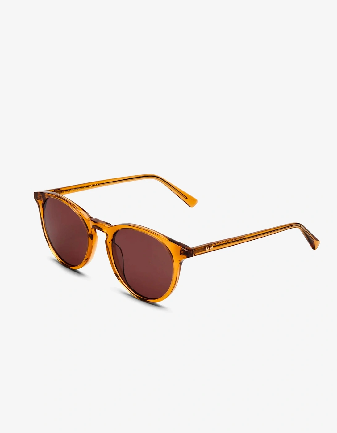 Messy weekend New Depp Bio acetate Sunglasses Brown Coffee