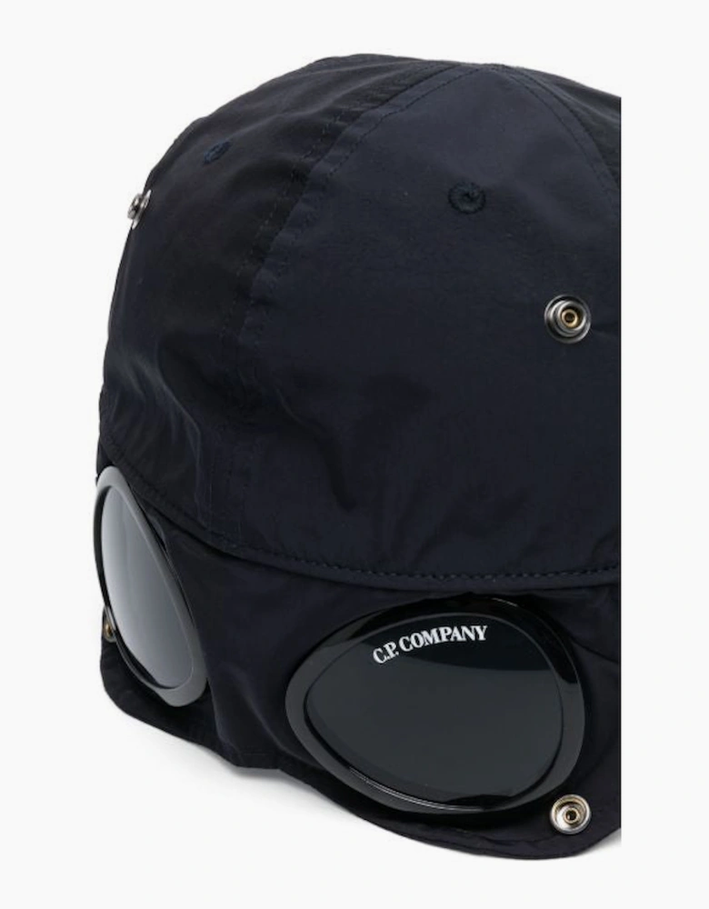 C.P. COMPANY BOYS BLACK BASEBALL CAP CQX004