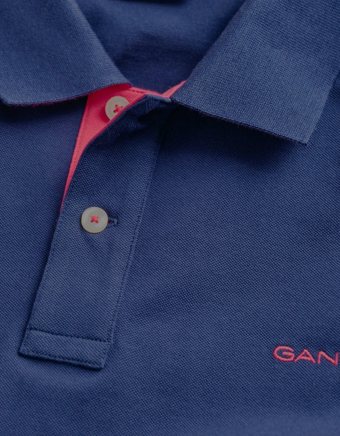GANT MENS Polo Pique Shirt Short Sleeve Casual Cotton Top