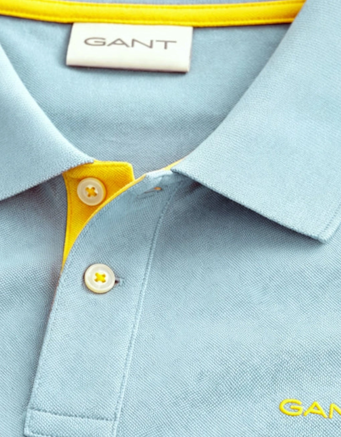 GANT MENS Polo Pique Shirt Short Sleeve Casual Cotton Top