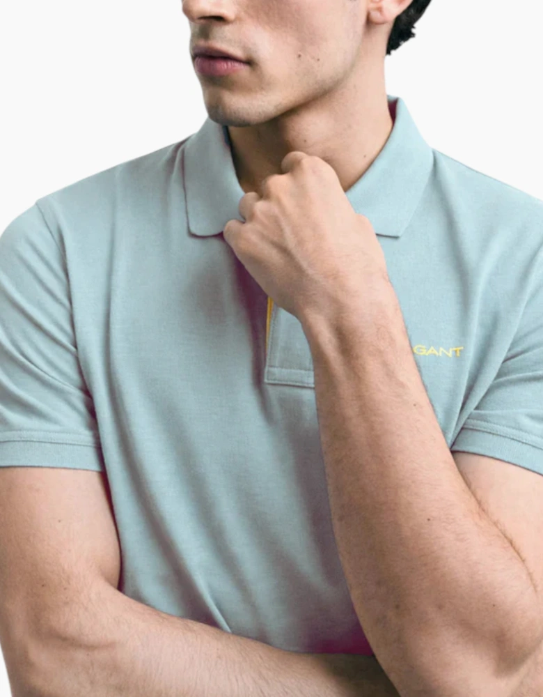 GANT MENS Polo Pique Shirt Short Sleeve Casual Cotton Top