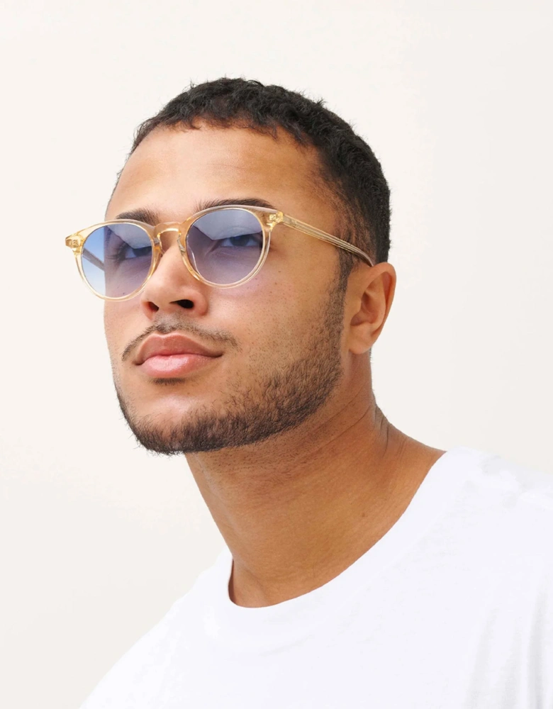Messy Weekend New Depp Bio acetate Sunglasses BLUE CHAMPAGNE
