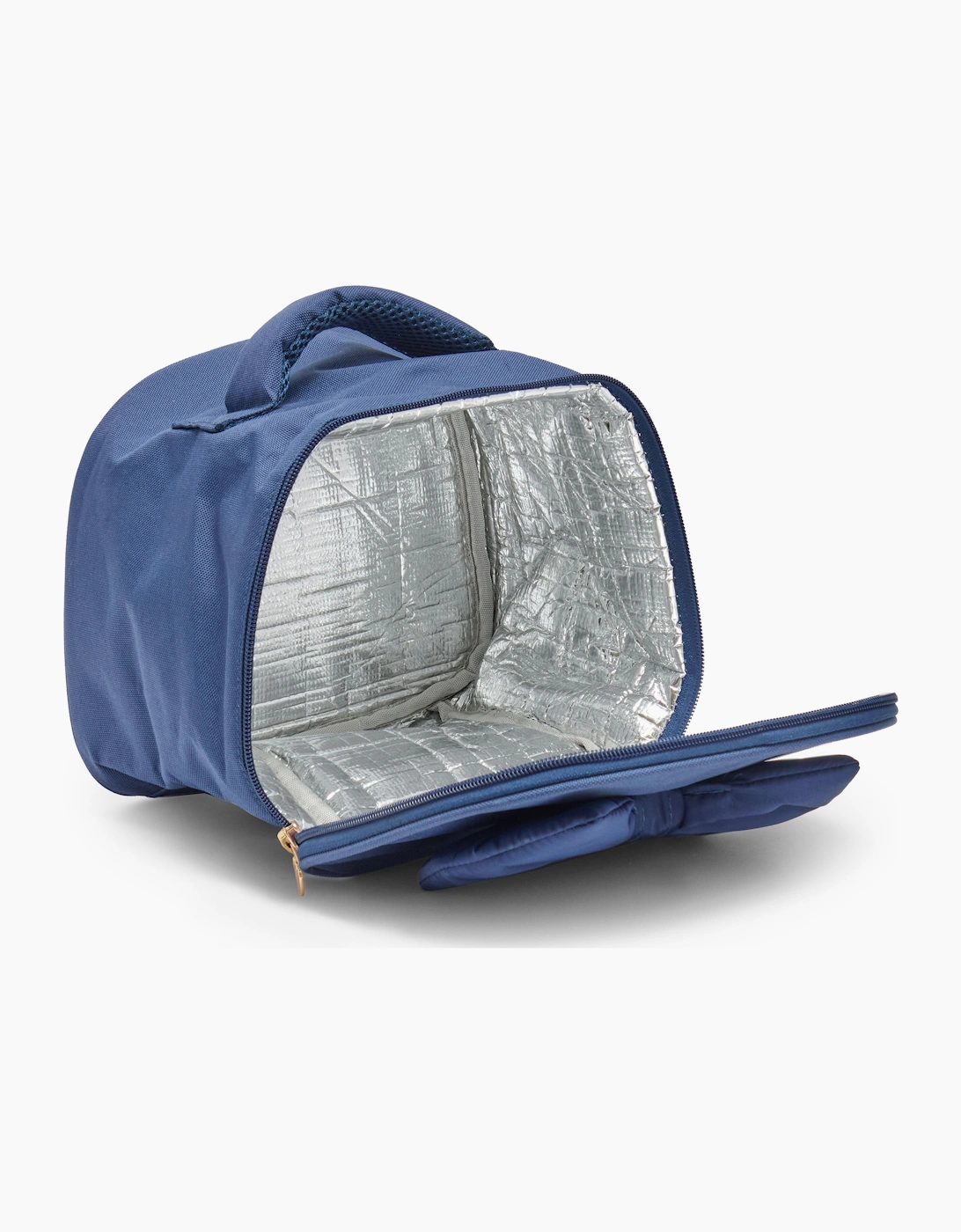 Girls Navy Bow School Lunchbox Bag