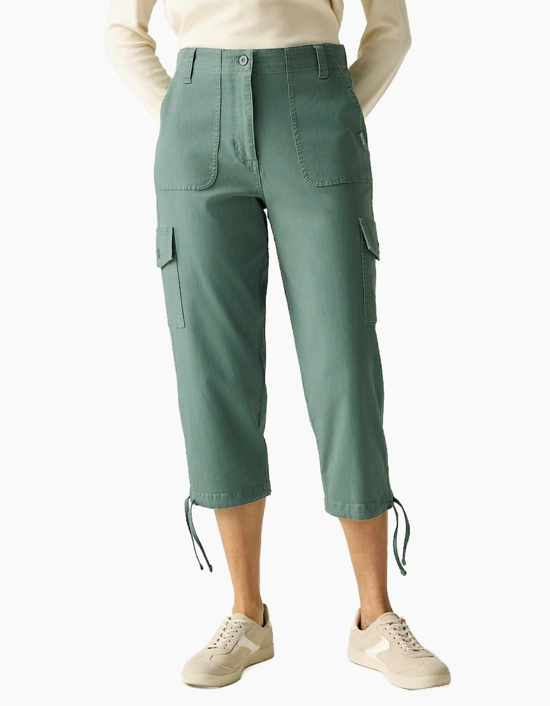 Regatta Womens Shorebella Capri Cargos, 2 of 1
