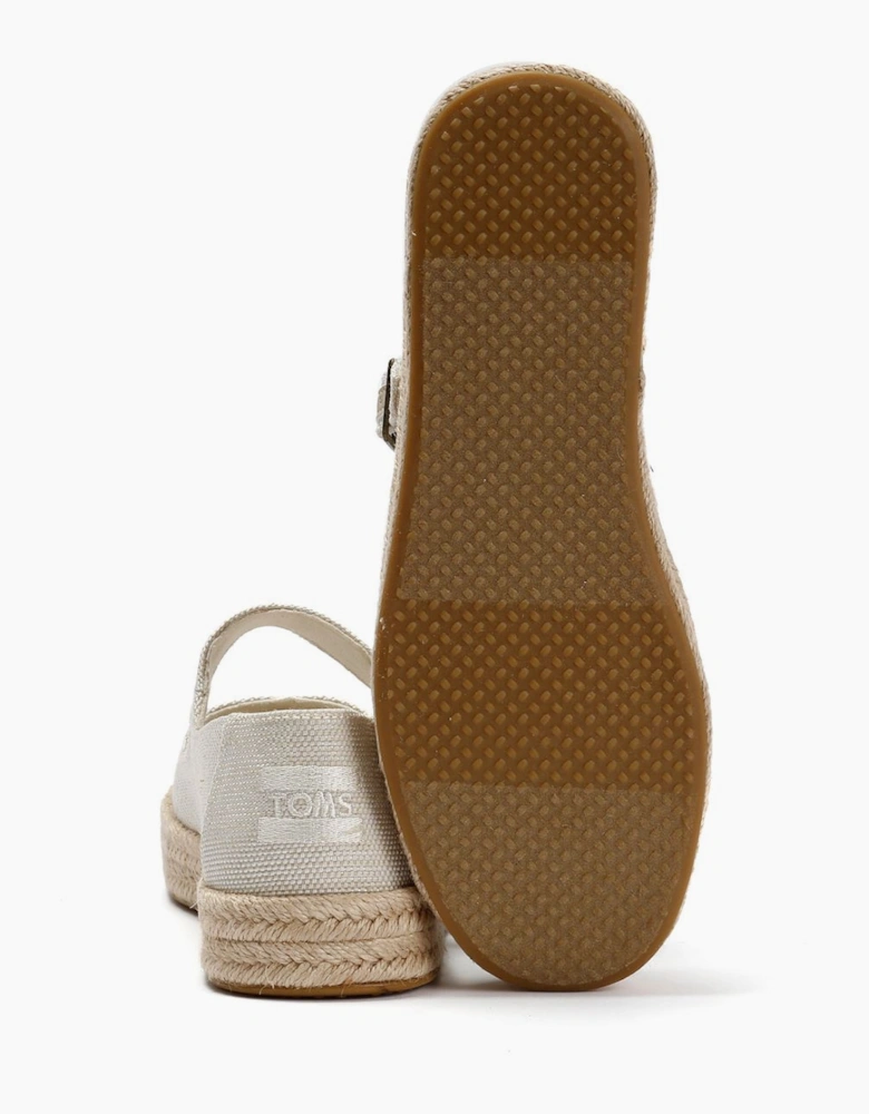 TOMS Carolina Mary Jane Textile Women's Natural Espadrilles