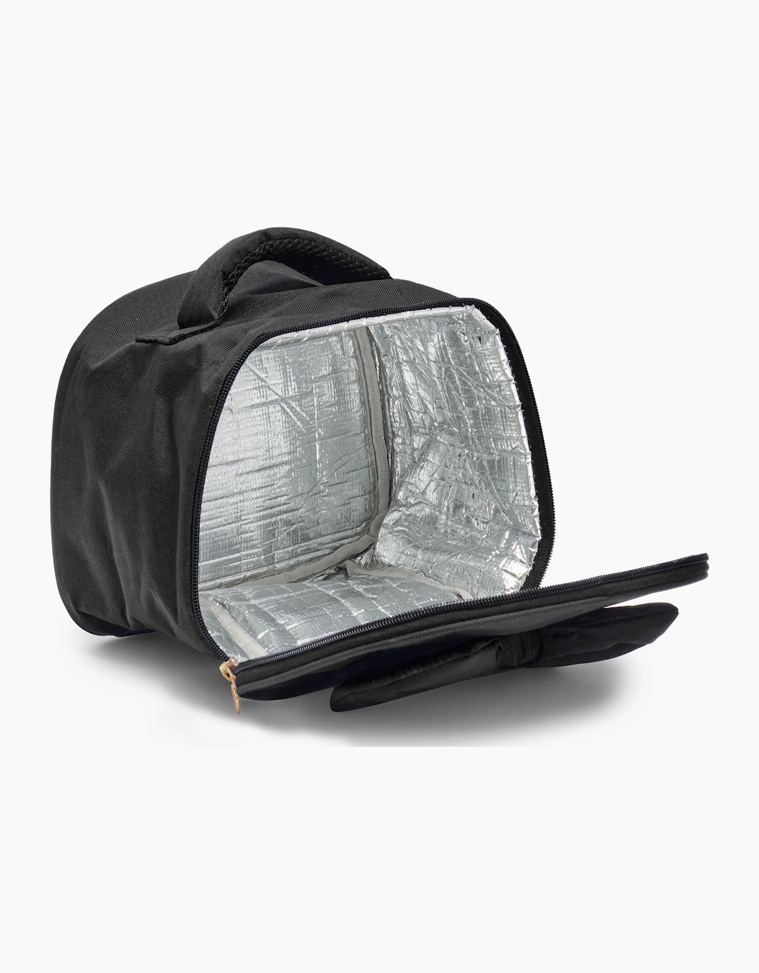 Girls Black Bow School Lunchbox Bag
