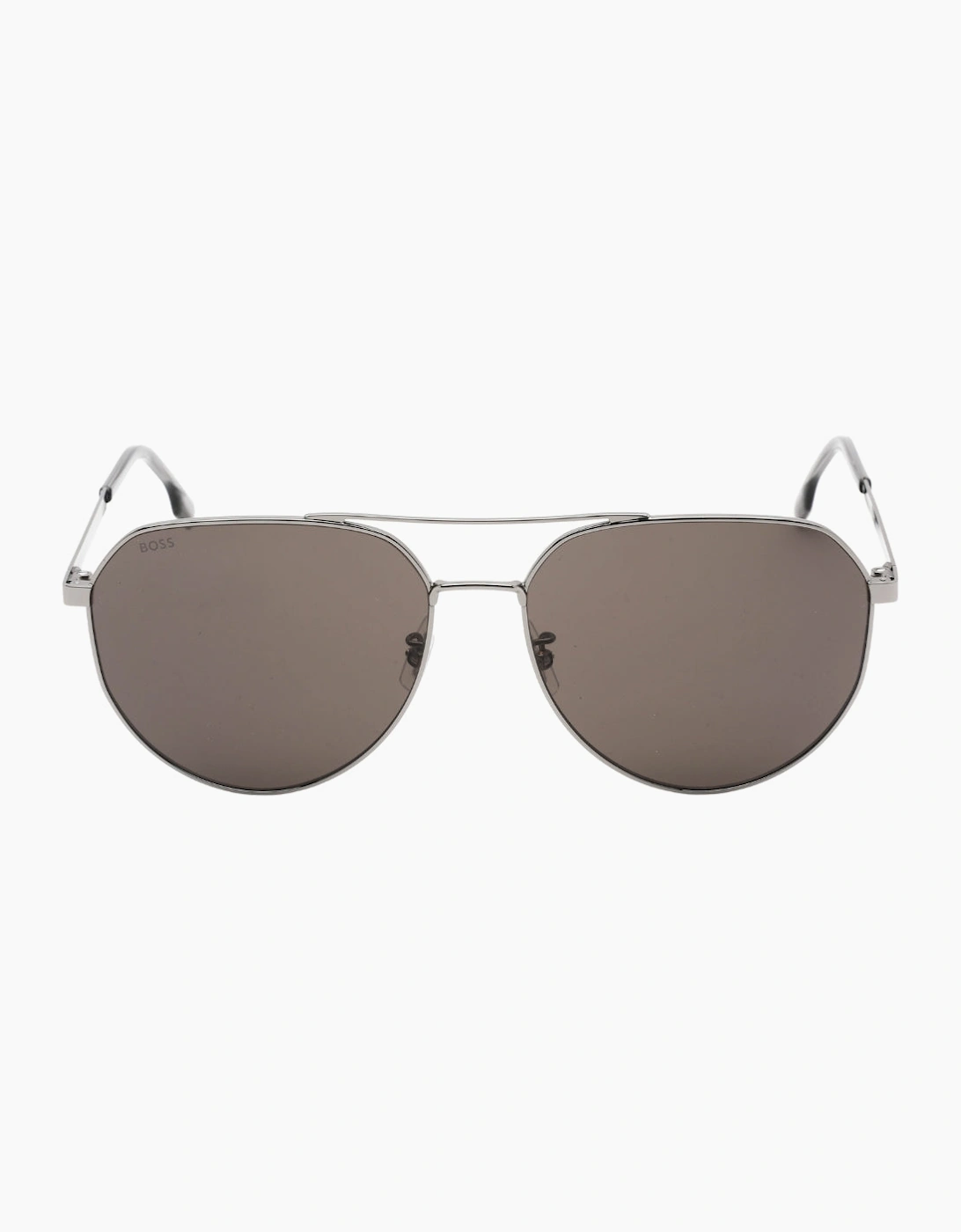 Hugo Boss Ruthenium Frame Grey Lens Sunglasses