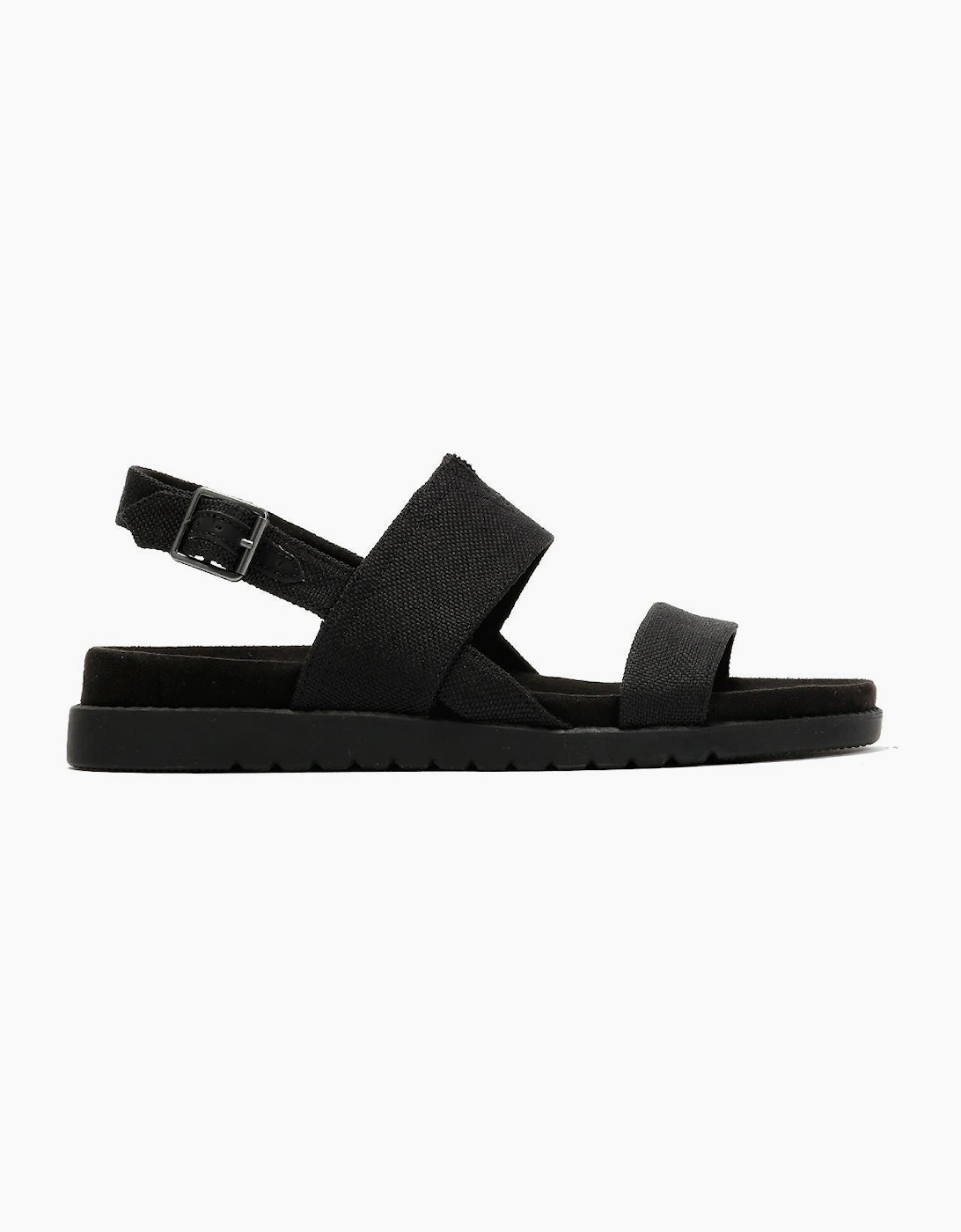 TOMS Marin Slingback Canvas Women's Black Sandals