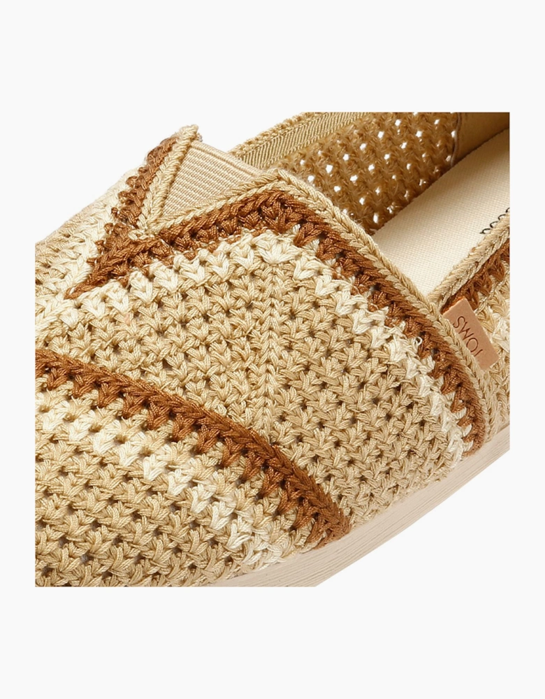 TOMS Alpargata Classic Cotton Women's Dark Beige Espadrilles