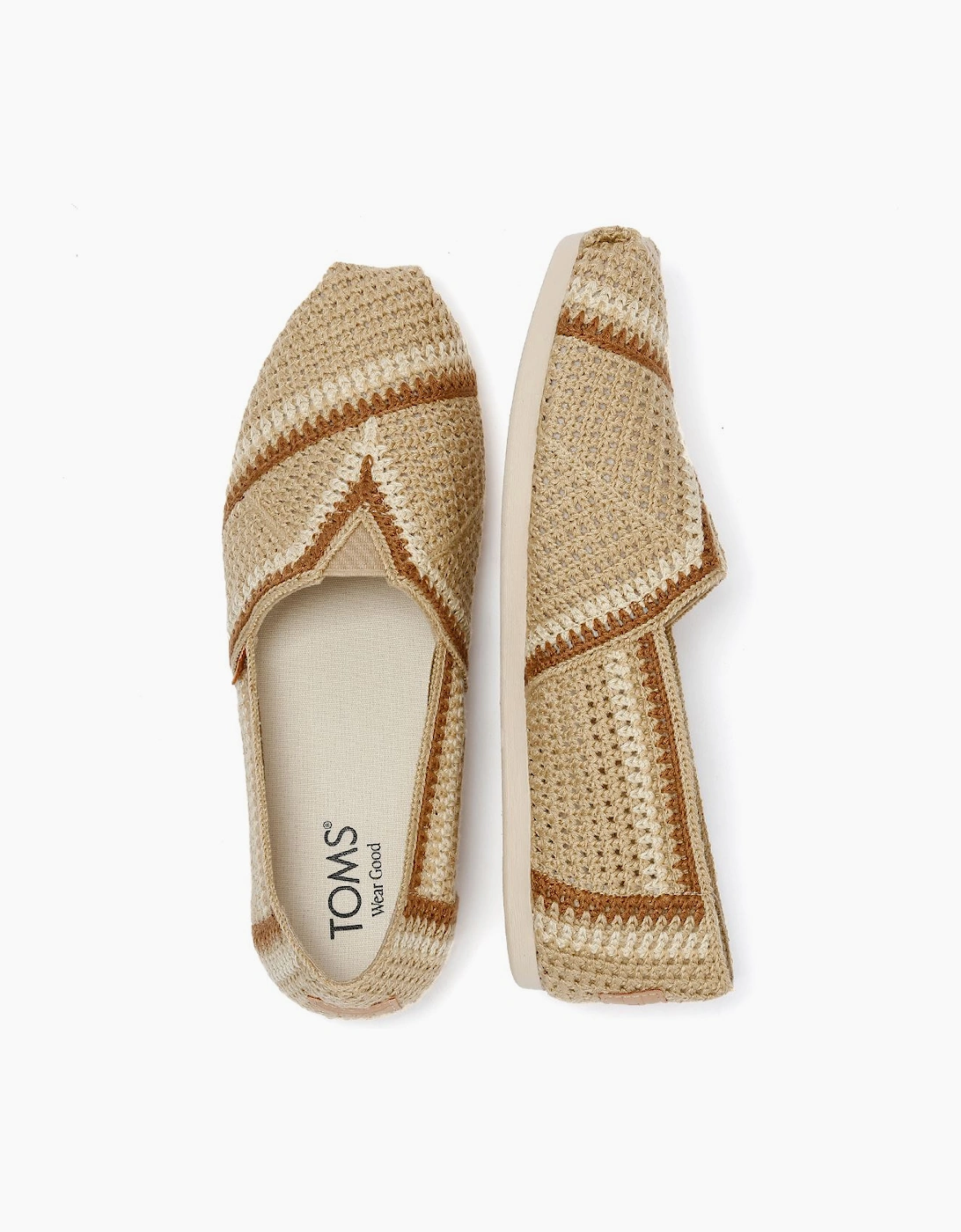 TOMS Alpargata Classic Cotton Women's Dark Beige Espadrilles