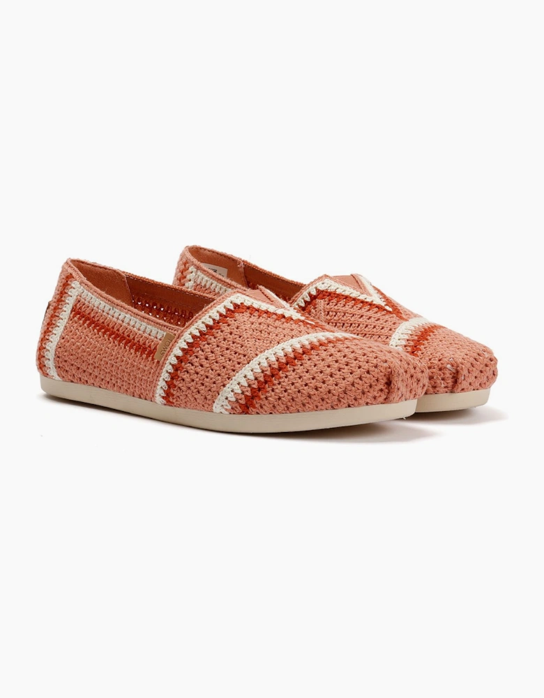 TOMS Alpargata Classic Cotton Women's Medium Pink Espadrilles
