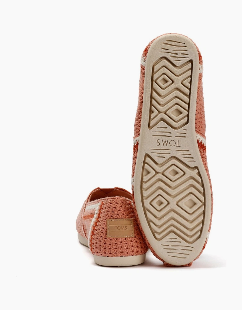 TOMS Alpargata Classic Cotton Women's Medium Pink Espadrilles